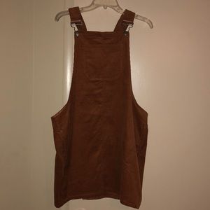 Burnt Orange Overall Skirt